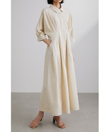 リネンタックシャツワンピース
