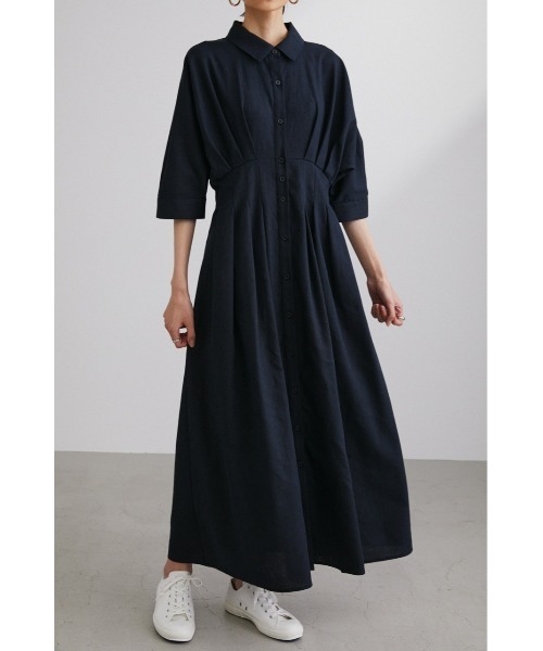 さき さま専用STYLEMIXER タックワンピーススイムウェア　完売 スタイルミキサー STYLEMIXER スクエアタックワンピース （BLK