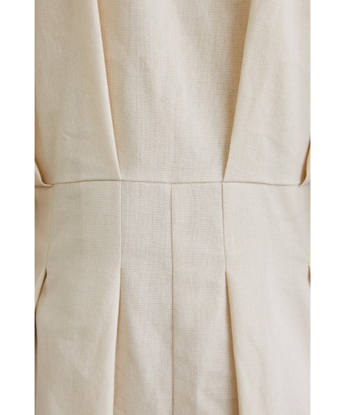 STYLEMIXER(スタイルミキサー)の「リネンタックシャツワンピース(ワンピース・レディース・ライトグリーン/ダークネイビー/ライトベージュ・MEDIUM/SMALL)」の11枚目の写真