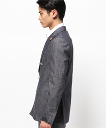 ラルディーニ ダブルブレスト テーラードジャケット LARDINI(ラルディーニ)の「LARDINI / デニム ダブルブレスト