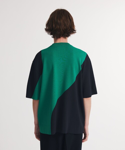 UNITED TOKYO(ユナイテッドトウキョウ)の「ラウンドミラノリブストレッチニットTEE(ニット/セーター・メンズ・ブラック/グリーン・1/2/3)」の12枚目の写真