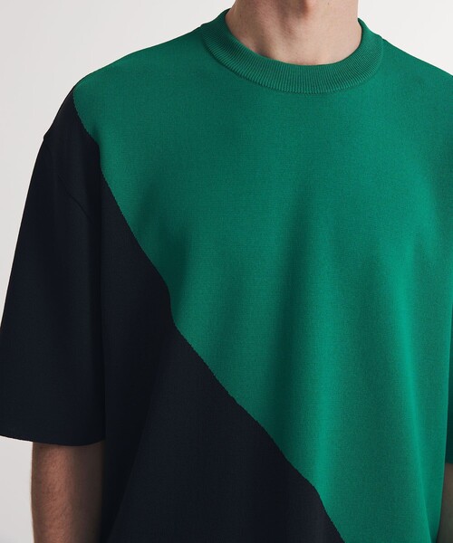 UNITED TOKYO(ユナイテッドトウキョウ)の「ラウンドミラノリブストレッチニットTEE(ニット/セーター・メンズ・ブラック/グリーン・1/2/3)」の18枚目の写真
