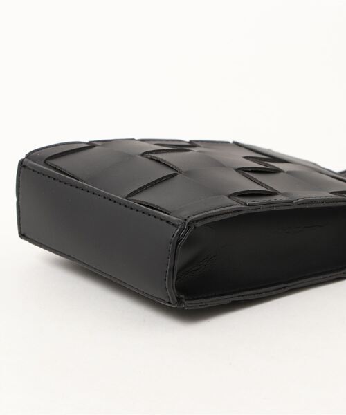 prose verse（プロズヴェール）の「メッシュショルダーミニバッグ（ショルダーバッグ・レディース・ブラウン/オフホワイト/ブラック・ﾌﾘ-）」の9枚目の写真