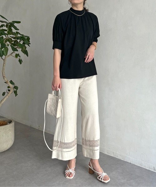 prose verse（プロズヴェール）の「メッシュショルダーミニバッグ（ショルダーバッグ・レディース・ブラウン/オフホワイト/ブラック・ﾌﾘ-）」の13枚目の写真