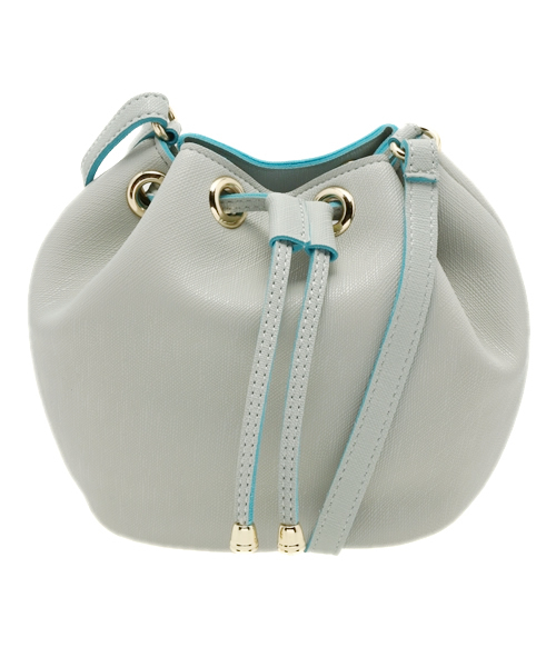 OUTLET（アウトレット）の「【Ciaopanic】巾着ミニショルダー（ショルダーバッグ・レディース・ブラック/グレー/ピンク・0）」の2枚目の写真
