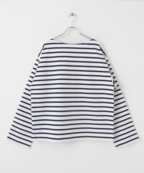 Traditional Weatherwear（トラディショナルウェザーウェア）の「Traditional Weatherwear　BMB SHIRT BF（Tシャツ/カットソー・レディース・ネイビー/レッド/グリーン・SMALL）」の8枚目の写真