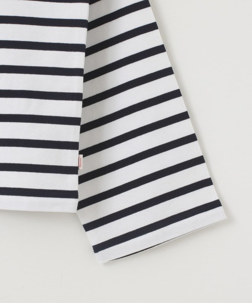 Traditional Weatherwear（トラディショナルウェザーウェア）の「Traditional Weatherwear　BMB SHIRT BF（Tシャツ/カットソー・レディース・ネイビー/レッド/グリーン・SMALL）」の7枚目の写真