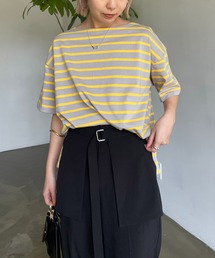 CAPRICIEUX LE'MAGE | カラーボーダーTシャツ(Tシャツ/カットソー)