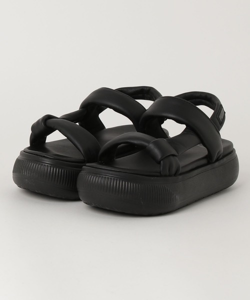 PUMA（プーマ）の「PUMA/プーマ SUEDE MAYU SUMMER/スウェード マユ サマー 厚底 サンダル 383379（サンダル・レディース・ホワイト×ピンク/ブラック×ブラック/ブラック/クリーム・25.0cm/24.0cm/23.0cm）」の15枚目の写真