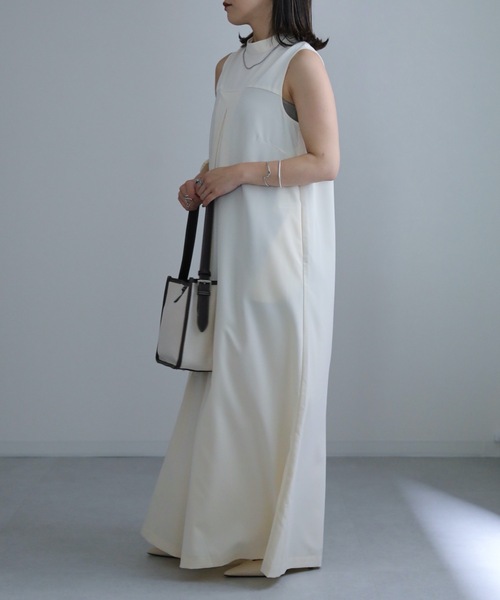 ap retro（アプレトロ）の「タックオールインワン（つなぎ/オールインワン・レディース・ブラウン/オフホワイト/ブラック・FREE）」の14枚目の写真