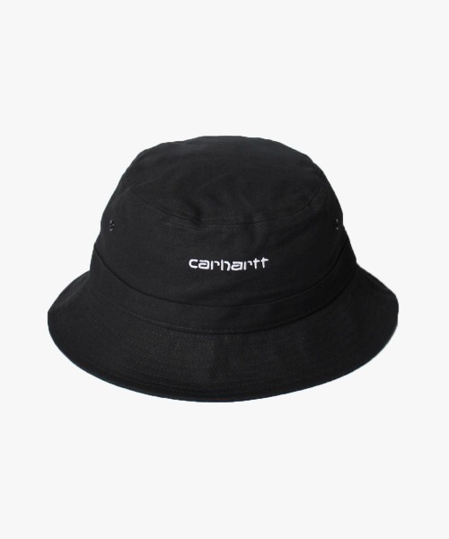Carhartt(カーハート)の「carhartt SCRIPT BUCKET HAT(ハット・メンズ・ホワイト/ブラック/ベージュ・M/L)」の4枚目の写真
