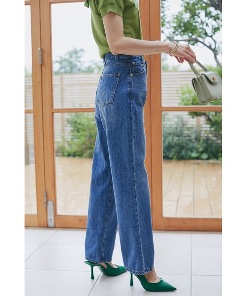 &. NOSTALGIA（アンドドットノスタルジア）の「フレアデニムパンツ（デニムパンツ・レディース・インディゴブルー/ダークインディゴブルー・FREE）」の10枚目の写真