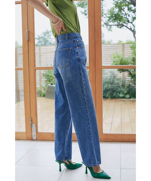 &. NOSTALGIA（アンドドットノスタルジア）の「フレアデニムパンツ（デニムパンツ・レディース・インディゴブルー/ダークインディゴブルー・FREE）」の11枚目の写真