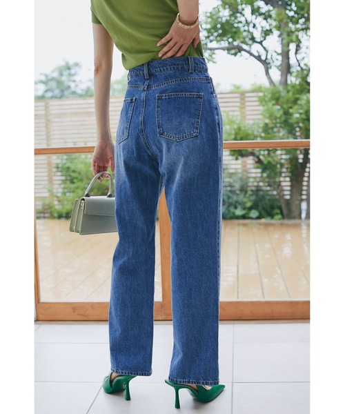 &. NOSTALGIA（アンドドットノスタルジア）の「フレアデニムパンツ（デニムパンツ・レディース・インディゴブルー/ダークインディゴブルー・FREE）」の12枚目の写真