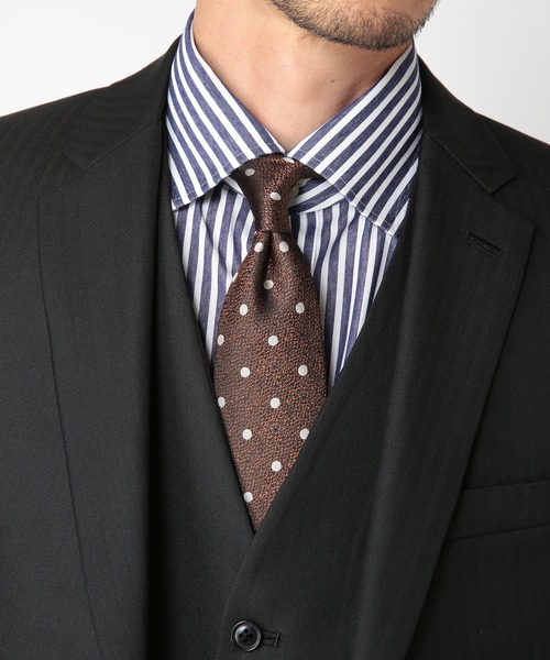 CROWDED CLOSET（クラウデッドクローゼット）の「コインドット柄ネクタイ（ネクタイ・メンズ・ネイビー/ブラウン/ターコイズブルー・FREE）」の6枚目の写真