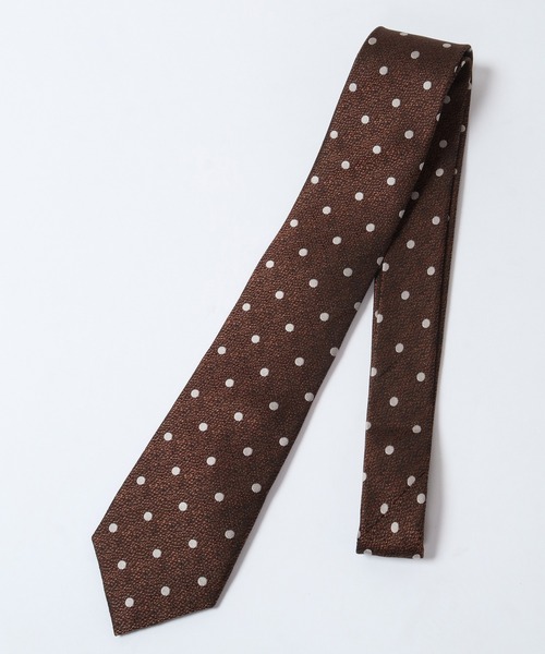 CROWDED CLOSET（クラウデッドクローゼット）の「コインドット柄ネクタイ（ネクタイ・メンズ・ネイビー/ブラウン/ターコイズブルー・FREE）」の8枚目の写真