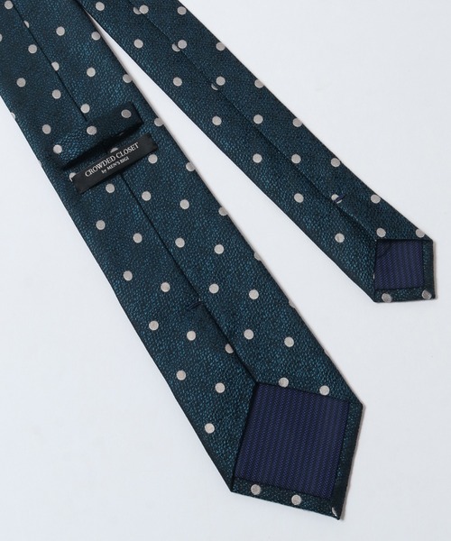 CROWDED CLOSET（クラウデッドクローゼット）の「コインドット柄ネクタイ（ネクタイ・メンズ・ネイビー/ブラウン/ターコイズブルー・FREE）」の11枚目の写真