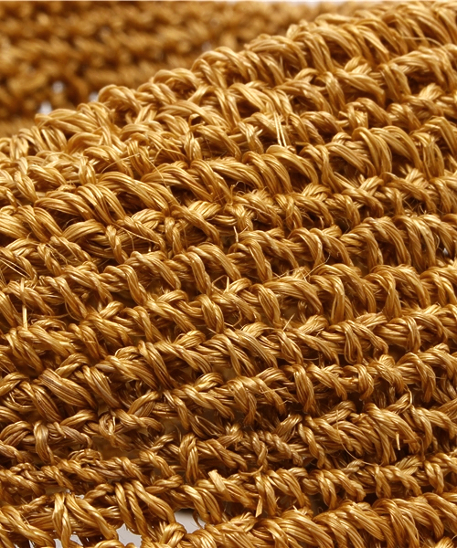 BEAMS BOY（ビームスボーイ）の「BEAMS BOY / アバカ クロッシェ HAT（ハット・レディース・ベージュ・ONE SIZE）」の7枚目の写真