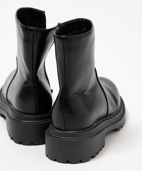 WEGO（ウィゴー）の「WEGO/サイドZIPブーツ（ブーツ・レディース・ブラック・MEDIUM/LARGE）」の5枚目の写真