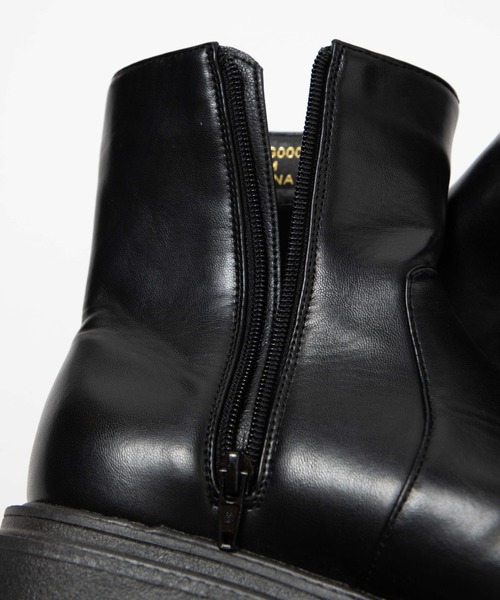 WEGO（ウィゴー）の「WEGO/サイドZIPブーツ（ブーツ・レディース・ブラック・MEDIUM/LARGE）」の7枚目の写真