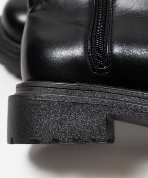 WEGO（ウィゴー）の「WEGO/サイドZIPブーツ（ブーツ・レディース・ブラック・MEDIUM/LARGE）」の13枚目の写真