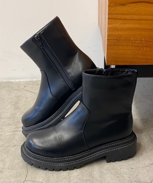 WEGO（ウィゴー）の「WEGO/サイドZIPブーツ（ブーツ・レディース・ブラック・MEDIUM/LARGE）」の16枚目の写真