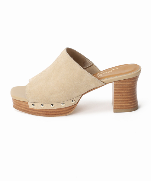 LE TALON（ルタロン）の「6.5cmレザーストームサボミュール（サンダル・レディース・ベージュ/キャメル・MEDIUM/LARGE/SMALL）」の3枚目の写真