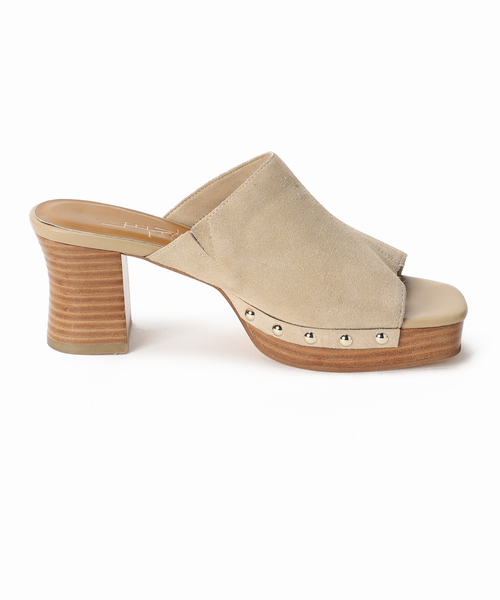 LE TALON（ルタロン）の「6.5cmレザーストームサボミュール（サンダル・レディース・ベージュ/キャメル・MEDIUM/LARGE/SMALL）」の5枚目の写真