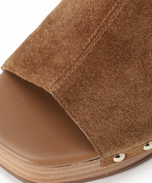 LE TALON（ルタロン）の「6.5cmレザーストームサボミュール（サンダル・レディース・ベージュ/キャメル・MEDIUM/LARGE/SMALL）」の10枚目の写真