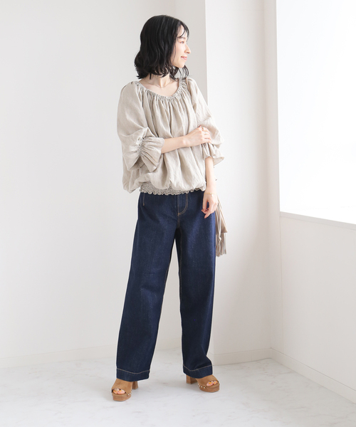 LE TALON（ルタロン）の「6.5cmレザーストームサボミュール（サンダル・レディース・ベージュ/キャメル・MEDIUM/LARGE/SMALL）」の18枚目の写真