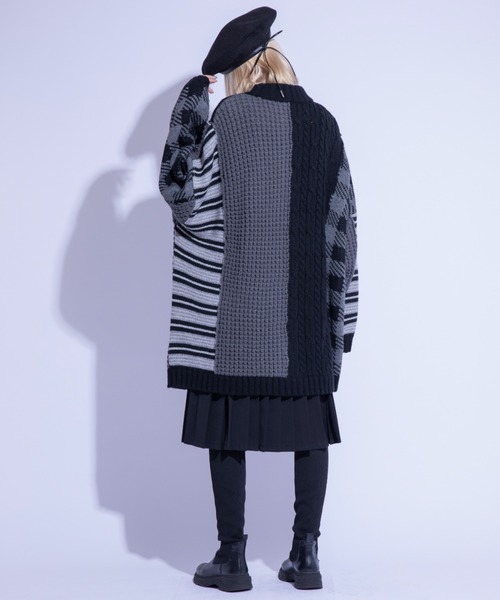 Candy Stripper（キャンディストリッパー）の「CANDY CRAZY PATTERN KNIT カーディガン（カーディガン/ボレロ・レディース・ベージュ/グレー/レッド・2）」の17枚目の写真