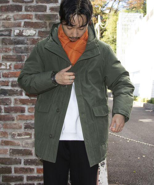 TAION（タイオン）の「【TAION/タイオン】GLOSTER別注 ボアリバーシブルマフラー ダウンマフラー（マフラー・メンズ・ホワイト/ブラック/ネイビー/イエロー/オレンジ・FREE）」の18枚目の写真