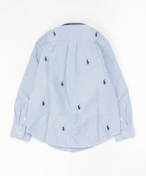 POLO RALPH LAUREN CHILDRENSWEAR（ポロ ラルフ ローレン チルドレンズウェア）の「Polo ポニー コットン オックスフォード シャツ（シャツ/ブラウス・キッズ・ブルー・4/6/7）」の3枚目の写真