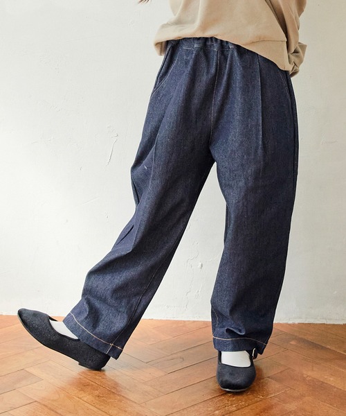 undeny.(アンディニ-)の「アンディニー タックバルーンパンツ(その他パンツ・キッズ・ブラック/アイボリー/ネイビー・M/XL/L)」の7枚目の写真