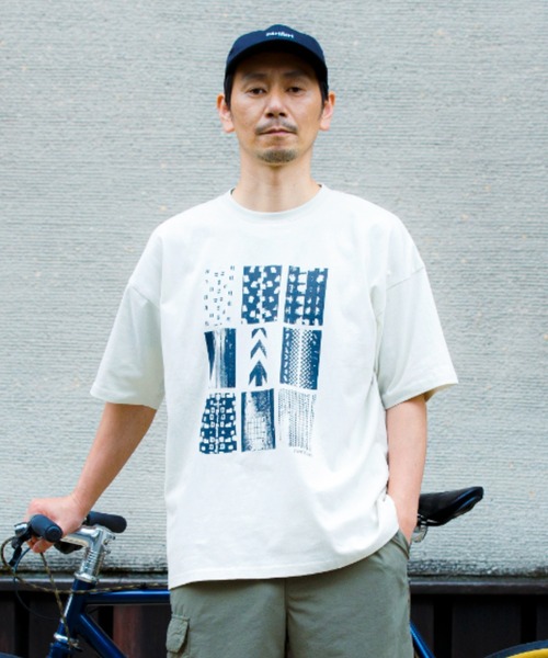 narifuri（ナリフリ）の「nanotec 制菌バックポケットTシャツ（Tシャツ/カットソー・メンズ・ベージュ/オフホワイト/サーモンピンク・MEDIUM/LARGE）」の2枚目の写真