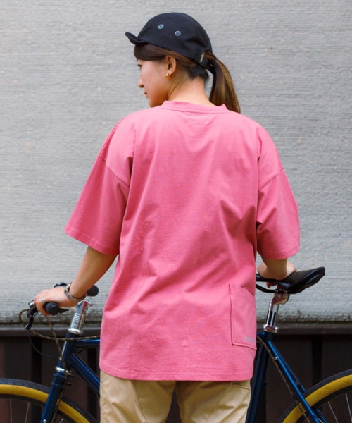 narifuri（ナリフリ）の「nanotec 制菌バックポケットTシャツ（Tシャツ/カットソー・メンズ・ベージュ/オフホワイト/サーモンピンク・MEDIUM/LARGE）」の12枚目の写真