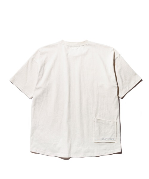 narifuri（ナリフリ）の「nanotec 制菌バックポケットTシャツ（Tシャツ/カットソー・メンズ・ベージュ/オフホワイト/サーモンピンク・MEDIUM/LARGE）」の6枚目の写真