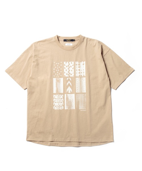 narifuri（ナリフリ）の「nanotec 制菌バックポケットTシャツ（Tシャツ/カットソー・メンズ・ベージュ/オフホワイト/サーモンピンク・MEDIUM/LARGE）」の13枚目の写真