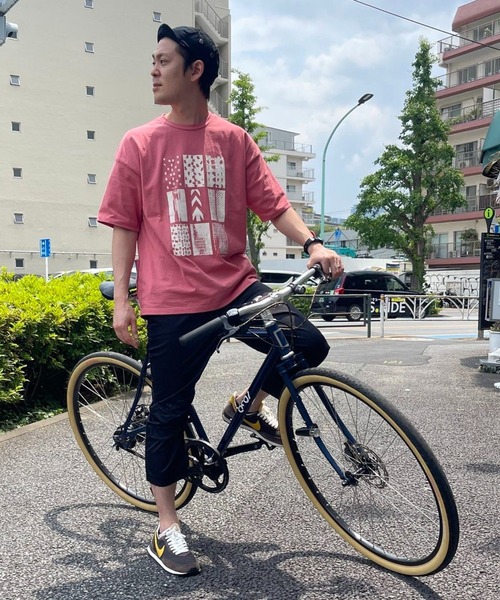 narifuri（ナリフリ）の「nanotec 制菌バックポケットTシャツ（Tシャツ/カットソー・メンズ・ベージュ/オフホワイト/サーモンピンク・MEDIUM/LARGE）」の22枚目の写真