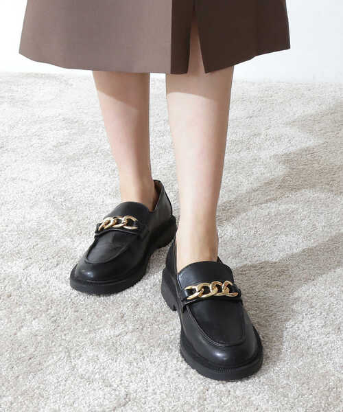 N.（N. Natural Beauty Basic）（エヌエヌナチュラルビューティーベーシック）の「ビット付ローファー（パンプス・レディース・ブラック/ブラウン・23.5cm/24.5cm/22.5cm）」の5枚目の写真