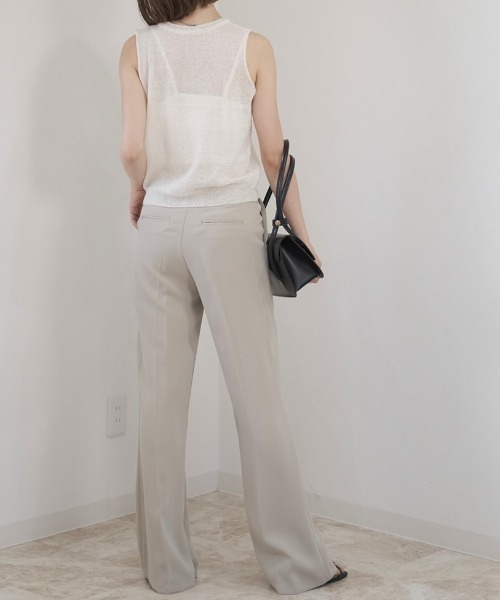 Reurie'（レウリィ）の「ノースリーブサマーリネンニット（その他トップス・レディース・アイボリー・FREE）」の10枚目の写真