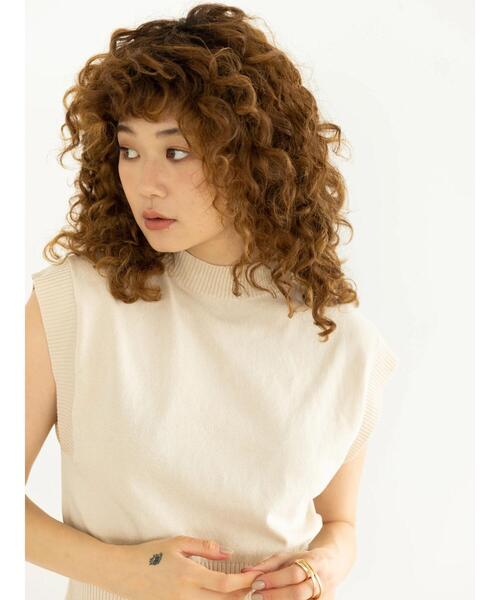 koe（コエ）の「【アースカラー】ニットベスト*（ニット/セーター・レディース・アイボリー/ブラック/テラコッタ/ダークブラウン・FREE）」の16枚目の写真