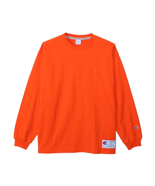 Champion(チャンピオン)の「【Champion/チャンピオン】メンズ アクションスタイル ロングスリーブTシャツ(Tシャツ/カットソー・メンズ・ネイビー/グレー/ブルー/ホワイト/ブラック/オートミール/オレンジ/ロイヤルブルー/ヘザーグレー/その他35・X-LARGE/MEDIUM/SMALL/LARGE/XX-LARGE)」の9枚目の写真
