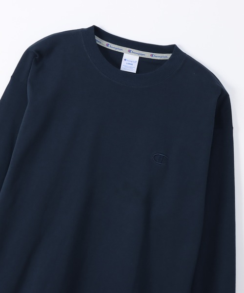 Champion(チャンピオン)の「【Champion/チャンピオン】メンズ アクションスタイル ロングスリーブTシャツ(Tシャツ/カットソー・メンズ・ネイビー/グレー/ブルー/ホワイト/ブラック/オートミール/オレンジ/ロイヤルブルー/ヘザーグレー/その他35・X-LARGE/MEDIUM/SMALL/LARGE/XX-LARGE)」の20枚目の写真