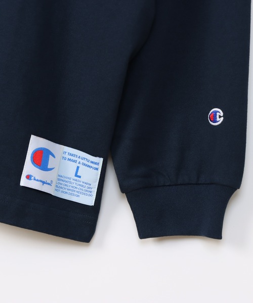Champion(チャンピオン)の「【Champion/チャンピオン】メンズ アクションスタイル ロングスリーブTシャツ(Tシャツ/カットソー・メンズ・ネイビー/グレー/ブルー/ホワイト/ブラック/オートミール/オレンジ/ロイヤルブルー/ヘザーグレー/その他35・X-LARGE/MEDIUM/SMALL/LARGE/XX-LARGE)」の22枚目の写真