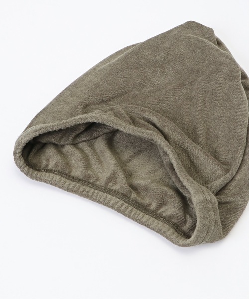 sleeping.com（スリーピングドットコム）の「オリジナルの香り付き素材 ゆるふわパイルカットソーナイトキャップ（その他ルームウェア・レディース・ベージュ/オリーブ・FREE）」の5枚目の写真