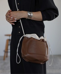 リバーシブル巾着バッグ