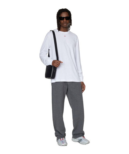 DIESEL（ディーゼル）の「メンズ リサイクルポリウレタン カメラバッグ S（ショルダーバッグ・メンズ・ブラック/カーキ・UNI）」の3枚目の写真