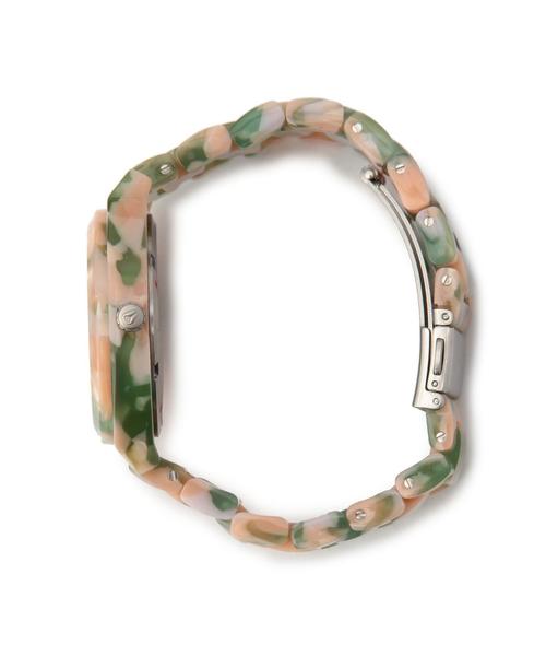 NIXON（ニクソン）の「NIXON TIME TELLER A（アナログ腕時計・レディース・ブラウン/ライトピンク・フリー）」の3枚目の写真