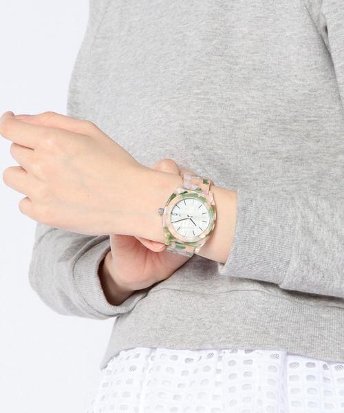 NIXON（ニクソン）の「NIXON TIME TELLER A（アナログ腕時計・レディース・ブラウン/ライトピンク・フリー）」の7枚目の写真